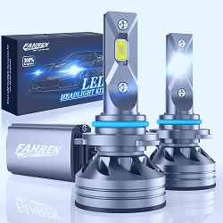 Amazon.com: Fahren 9006/HB4 LED Headlight Bulbs, 60W 14000 Lumens Super  Bright LED Headlights Conversion Kit 6500K Cool White IP68 Waterproof, Pack  of 2 : Automotive